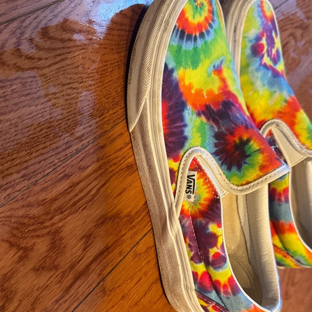 Vans Women's Multicolor Tie-Dye Slip-On Sneakers - Picture 4 of 5